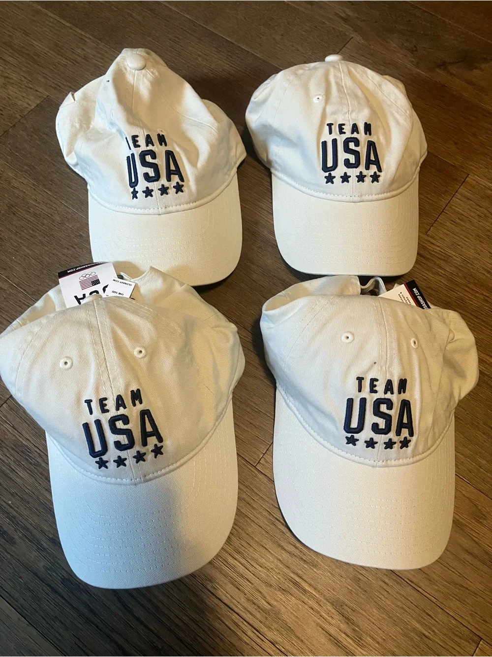 NWT Khaki TEAM USA Olympics Embroidered Baseball Cap